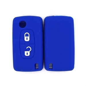 En stock housse de clé de voiture en silicone souple <span class=keywords><strong>protection</strong></span> de clé de véhicule en gros d'usine pour <span class=keywords><strong>Peugeot</strong></span> 307 - Product Image 4