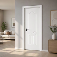 Portes intérieures en composite de bois insonorisées et étanches, design chinois, vente en gros pour projets résidentiels, hôteliers et commerciaux