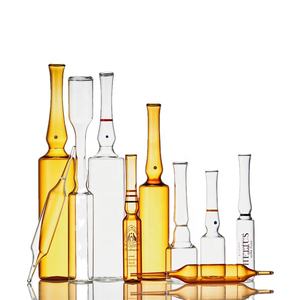 Ampoule en verre médical facile à briser, certifiée LINUO GMP IOS 15378 DMF, ampoule en verre borosilicate ambré incolore pour injection - Product Image 1