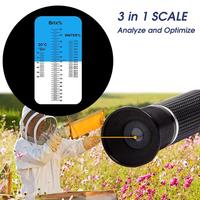 58-90% Brix Honig-Refraktometer RHB-90 ATC für Imkerei, Bienenwasser, Marmelade, Fruchtzucker