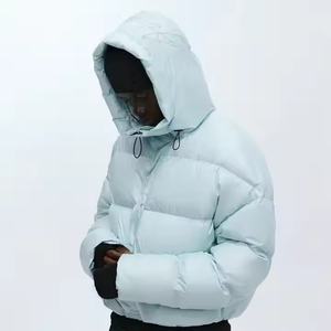 Vestes matelassées pour hommes personnalisées avec logo, rembourrage en duvet, veste rembourrée en duvet de plumes, veste matelassée pour hommes - Product Image 6