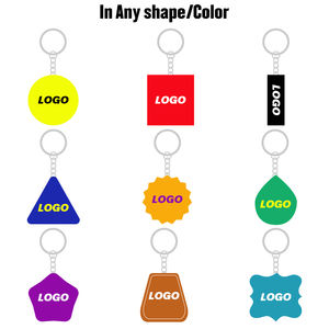 سلاسل مفاتيح من السيليكون والمطاط الناعم والبلاستيك PVC، هدايا إعلانية تجارية عالية الجودة، عينات مجانية من المصنع، بيع مباشر بالجملة - Product Image 4