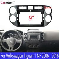 Adaptateur de cadre de voiture, boîte de décodeur Canbus pour Volkswagen Tiguan 2006-2016, autoradio multimédia Android, kit de montage du tableau de bord