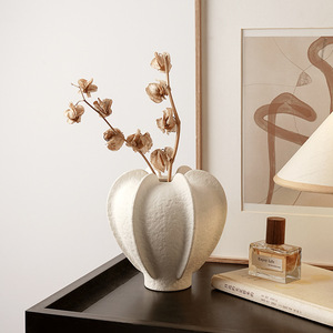 Jarrón de Cerámica de Jingdezhen, Estilo Medieval, Adorno de Flores Silenciosas, Flor Artificial, Decoración <span class=keywords><strong>para</strong></span> el Hogar, <span class=keywords><strong>para</strong></span> Bodas, <span class=keywords><strong>Cumpleaños</strong></span>, Inauguración de Casa - Product Image 3