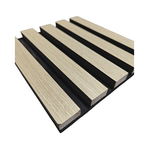 Panneaux acoustiques en bois plaqué bois à lattes 60x60cm écologiques style européen et <span class=keywords><strong>américain</strong></span> pour auditorium, hôtel, <span class=keywords><strong>studio</strong></span>, mur et plafond - Product Image 4