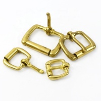 Meetee KY2155 13-38mm en laiton massif boucle de ceinture à la main boucle de ceinture tête vêtement bagages matériel accessoires