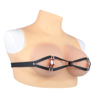 QKKQ調整可能な金属ニップルクランプスパイク付きノンピアスハーネスベルトボンデージアクセサリーBDSM拘束大人用おもちゃ - Product Image 1