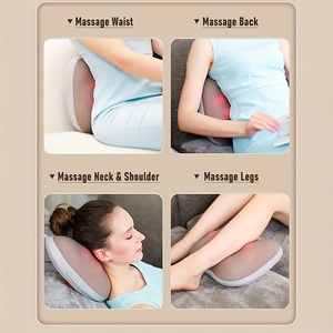 Cuscino Massaggiante Multifunzionale con Calore Elettrico e Vibrazione, Morbido Supporto per Spalle, Collo, Vita e Schiena - Product Image 5