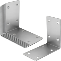 Supports d'angle en L à 90 degrés de haute qualité sur mesure en acier inoxydable avec finition thermolaquée, taille personnalisée pour