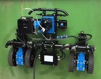 Machine de sablage robotisée pour murs extérieurs de réservoirs d'huile, fonctionnement manuel, certifiée CE, facile à utiliser