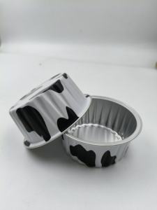 Vasos de Aluminio Pequeños de 4 oz de Color con Tapa Sellada de Aluminio y Tapa de Plástico para Comida para Llevar - Product Image 5