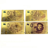 Ventes Flash 2026 : Billet de Banque Souvenir Plaqué Or 0 Euro – 4 Designs