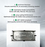 Fabricant de moules d'injection plastique pour l'automobile, prototypage de précision pour consommateurs, usine OEM, moule en acier haute durabilité pour plus de 50 000 coups de moulage