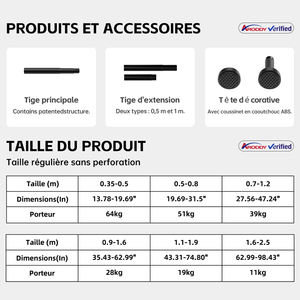 ARODDY Rideaux Barres pour Fenêtre en Saillie Chambre à Coucher Noir Moderne Tringles à Rideaux Drapé Drapery Bulk Cartain et Rideau - Product Image 5