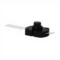 Interrupteur électronique écologique en plastique noir à 2 broches 250V 1NO/1NC pour appareils électroménagers et extracteurs de cuisine, certifié CCC CE RoHS