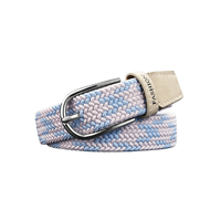 Ceinture en toile polyvalente avec boucle en alliage pour femme, ceinture élastique tressée décorative pour étudiante, largeur 3 cm