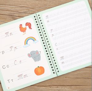 Personalizzato 4 pz/set bambini disegno magico pratica <span class=keywords><strong>scrittura</strong></span> affondata copia russo libro penna controllo con penna riutilizzabile per i bambini - Product Image 5