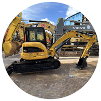 Excavatrice d'occasion Cat 304E, dernier modèle, 4 tonnes, 95% neuve, d'origine, avec certification EPA CE, mini-excavatrice, excavatrice Cat 304