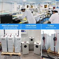Batterie au lithium-ion LiFePO4 pour stockage d'énergie solaire domestique 5 kVA, 280 Ah, 48 V, 200 Ah, 300 Ah, 10 kWh, 15 kWh
