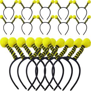 Nueva Diadema Divertida de Abejas con Bolas de Pompón Coloridas, Banda para el Cabello para Lavar la Cara, Accesorio para el Cabello para Niñas Felices, Decoración para Fiestas de Cumpleaños de Princesas - Product Image 2