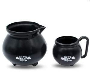 Taza de Caldero Negra de Halloween de Plástico de 15 oz con Asa - Product Image 5