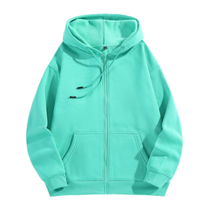 Nuova <span class=keywords><strong>Felpa</strong></span> con Cappuccio Unisex Personalizzabile con Zip Intera, <span class=keywords><strong>Oversize</strong></span>, Pesante, Calda per l'Inverno, Casual, con Stampa a Rilievo, Nera e <span class=keywords><strong>Rossa</strong></span> - Product Image 3