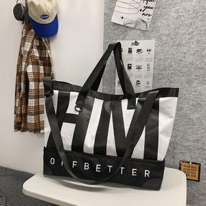 <b>Gym</b> <b>Sports</b> <b>Bag</b> Portable Oxford Duffel Material Large Capacity Storage <b>Bag</b> Swimsuit Fitness Travel Tote <b>Bag</b> - Product Image 6