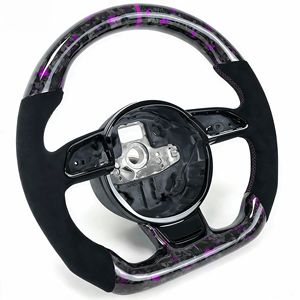 Volant <span class=keywords><strong>sport</strong></span> personnalisé en cuir/aluminium JIANSHAN de 35 mm pour <span class=keywords><strong>Audi</strong></span> A1 A3 A4 A5 A6 B8 B8.5 S3 S4 S5 S6 S7 RS3 RS4 RS5 - Product Image 3