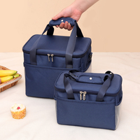 Sac à déjeuner isotherme pour bento, grand format, portable, en aluminium épais, imperméable, sac à glace isolant pour enfants