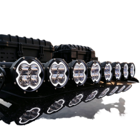 Projecteur LED tout-terrain 4 pouces 200W, 15000LM, IP67, 12V 24V, compatible avec Wrangler, Bronco, Tank300, 4x4, SUV, ATV, camion