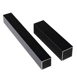 Profilo per Soffitto <span class=keywords><strong>in</strong></span> Tubo Quadrato <span class=keywords><strong>in</strong></span> Lega di Alluminio, Griglia con Effetto Legno, Divisorio a Quattro Lati, Tubo Cavo Serie 1000 - Product Image 3