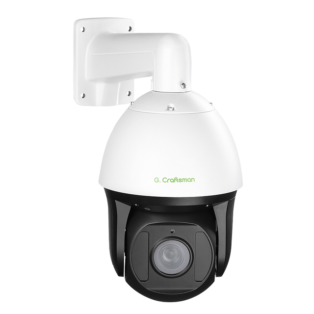 GX-PL10X20I-M5C Long Range IR 180M 600FT IP POE PTZ Camera with Smart Human Detection Auto Tracking 20x Optical Zoom