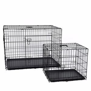 Direct Sales Cheap Folding Pet Crate Dog Cage Xxxl Factory House Stackable Pet Crate Dog Cage Xxxl