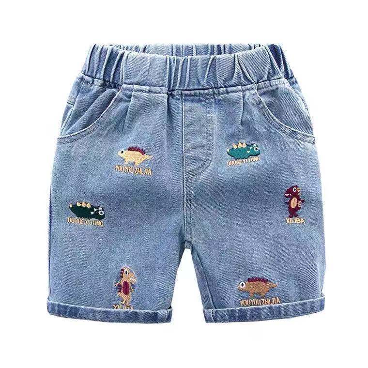 Factory Wholesale Boy Denim Shorts Cartoon