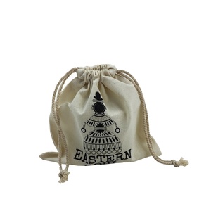Nouveaux sacs en coton mousseline réutilisables avec cordon de serrage - Product Image 1