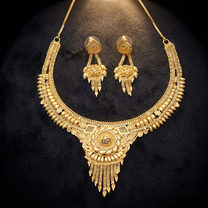 Collares microformados para mujer, joyería de perlas chapadas en oro para ocasiones especiales, ortodoxos para la temporada de bodas, Chapado En Oro - Product Image 1