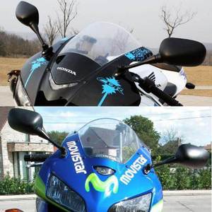 OEM Stock Racing Style Rearview <b>Mirrors</b> for CBR 600 RR 2003-2012 & 1000RR 2004-2006 Black Left & Right Set for Motorcycles - Product Image 5