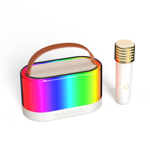 Mini système de <span class=keywords><strong>karaoké</strong></span> portable <span class=keywords><strong>Bluetooth</strong></span> avec 2 microphones sans fil pour adultes et enfants petit <span class=keywords><strong>karaoké</strong></span> à domicile - Product Image 3