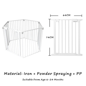 Prodigio SG007 metallo universale per interni ed esterni gabbia per animali domestici recinzione casa per animali domestici facile da montare e mobile - Product Image 3