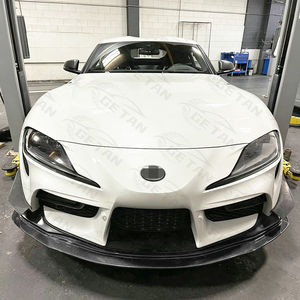 ขอบกันชนหน้าสำหรับ Toyota Supra MKV A90 A91 V สไตล์คาร์บอนไฟเบอร์ - Product Image 5