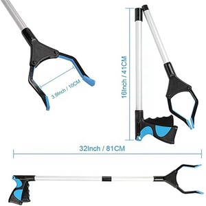 Recogedor de Basura Industrial OEM de 32 Pulgadas, con Boca Ajustable de 41 cm, Material AL+ABS, <span class=keywords><strong>Nifty</strong></span> Nabber Grabber - Product Image 3