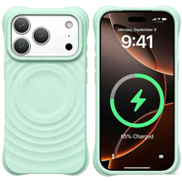 Coque de téléphone magnétique 3D en silicone liquide TENOVA Factory, design personnalisé OEM ODM, antichoc pour iPhone 17 Pro Max