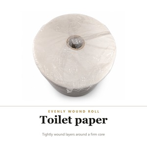 Papier toilette standard en rouleau, doux, en pâte de bois, emballé individuellement pour les hôtels, les bureaux, la vente au détail - Product Image 4