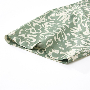 Chemise hawaïenne à manches courtes confortable pour homme, 100 % coton, imprimé numérique, style décontracté pour les vacances, avec tissu popeline tissé, OEM - Product Image 3