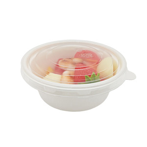 Couvercle de bol à <span class=keywords><strong>salade</strong></span> en plastique PET écologique de 135mm Capacité de 400ml Certifié ROHS Biodégradable Résistant à la chaleur Résistant au micro-ondes - Product Image 6