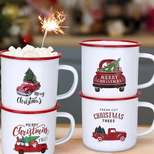 Venta caliente <span class=keywords><strong>taza</strong></span> <span class=keywords><strong>de</strong></span> esmalte retro personalizada con <span class=keywords><strong>diseño</strong></span> único <span class=keywords><strong>de</strong></span> dibujos animados <span class=keywords><strong>taza</strong></span> <span class=keywords><strong>de</strong></span> Navidad - Product Image 3