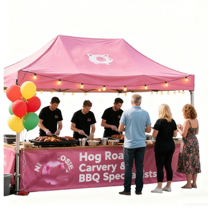 Không thấm nước Windproof <span class=keywords><strong>Pop</strong></span> Up Tán lều ngoài trời tổ chức sự kiện nơi trú ẩn tùy chỉnh in logo 600D Oxford vải UV bảo vệ có thể gập lại - Product Image 1