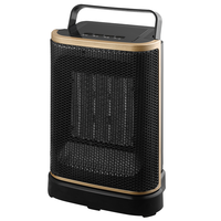 Mini radiateur PTC oscillant portable d'intérieur silencieux avec protection contre la surchauffe et thermostat réglable, 750W 1500W, prix usine