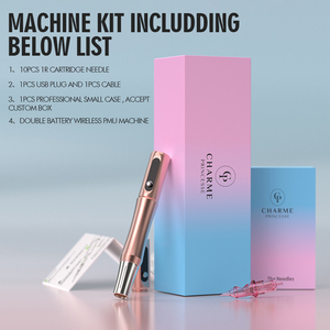 Máquina <span class=keywords><strong>de</strong></span> maquillaje permanente, dispositivo inalámbrico <span class=keywords><strong>de</strong></span> doble batería, maquillaje permanente - Product Image 2