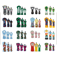 Funda Protectora para Palos de Golf con Logotipo Personalizado al por Mayor, para Driver, Híbrido, Madera 1, 3, 5, Blade, Mallet, Putter, Juego de Fundas para Palos de Golf